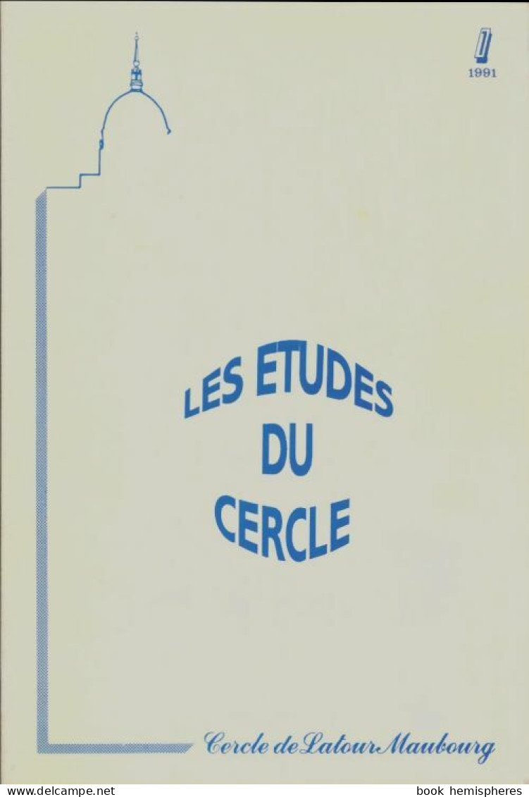 Les études Du Cercle (1991) De Collectif - Geschiedenis