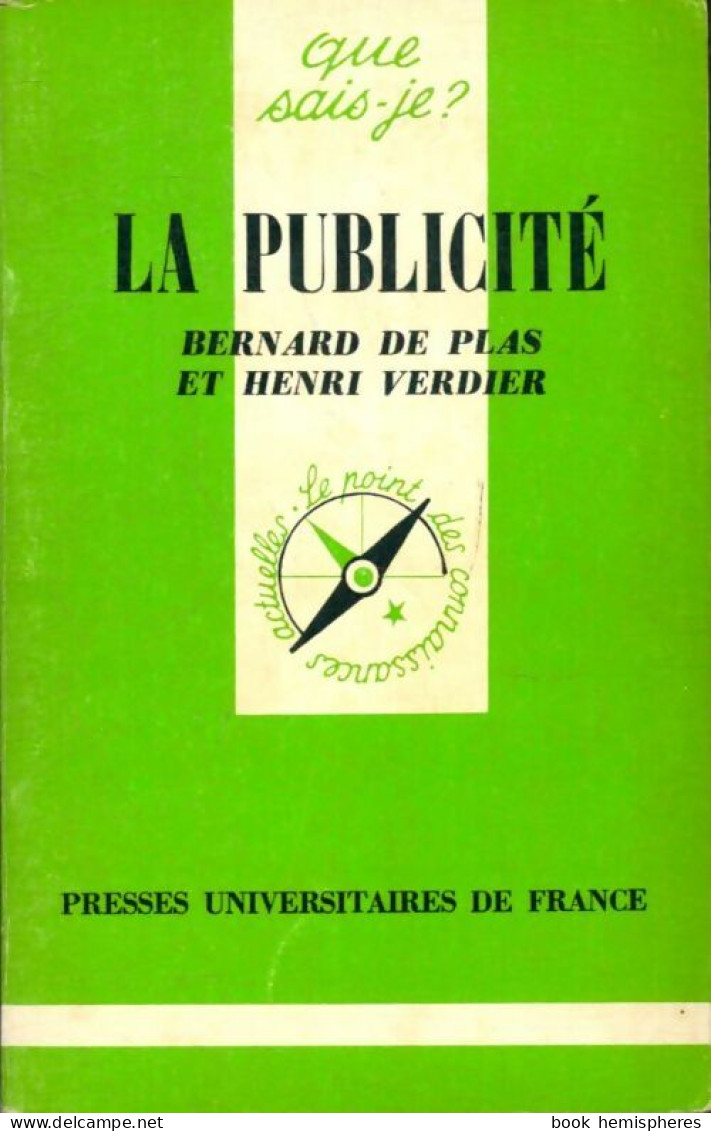 La Publicité (1982) De Henri De Plas - Economia