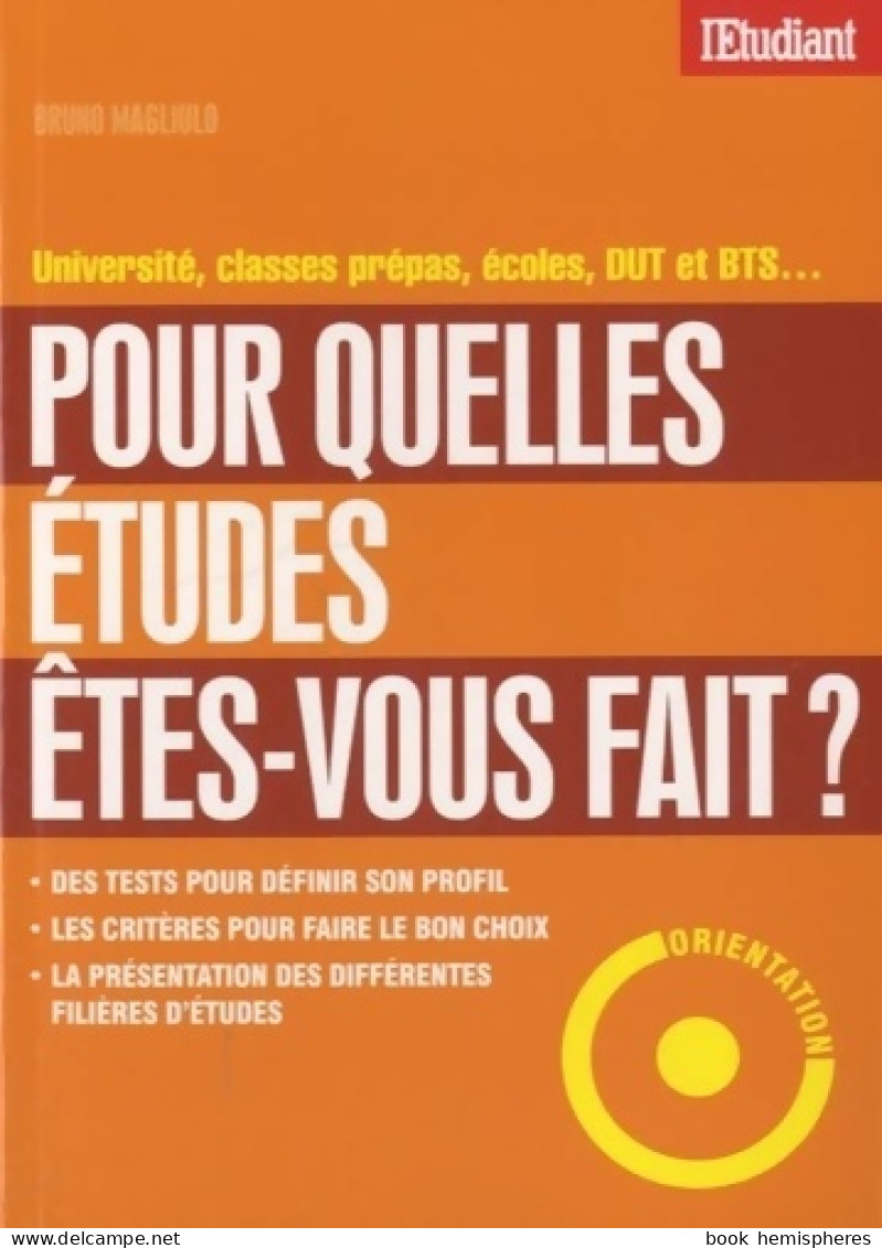 Pour Quelles études êtes Vous Fait ? (2014) De Bruno Magliulo - Sin Clasificación