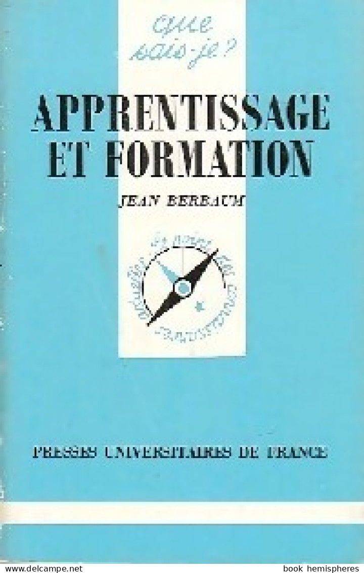 Apprentissage Et Formation (1984) De Jean Berbaum - Unclassified