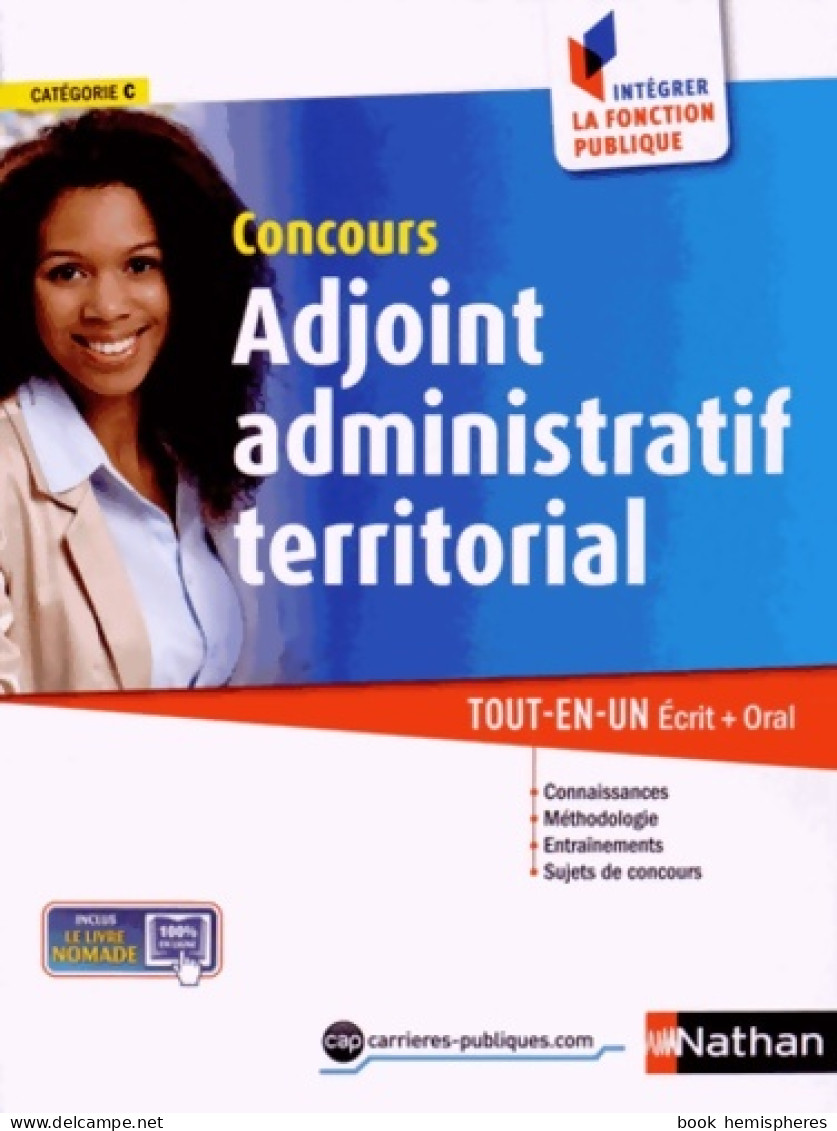 Concours Adjoint Administratif Territorial Catégorie C (2015) De Danièle Bon - 18+ Jaar
