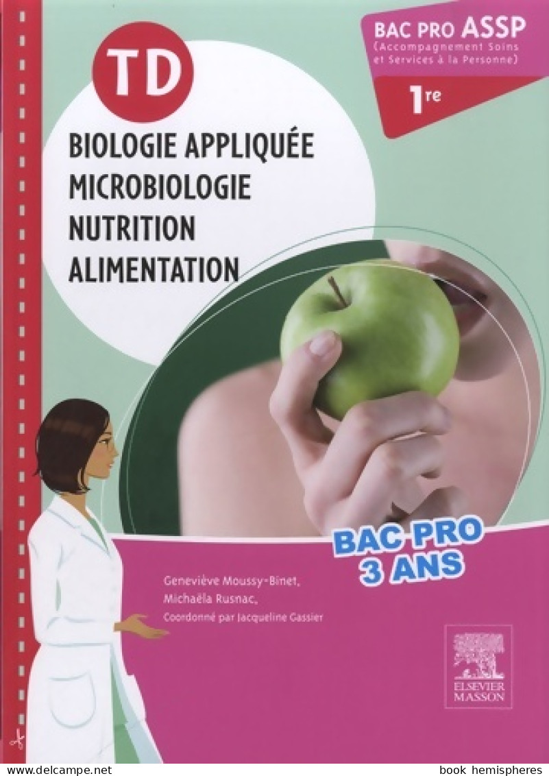 Td Bac Pro Assp Biologie Appliquée Microbiologie Nutrition Alimentation 1re : Pilon Partiel 15/2/16 ( - 12-18 Ans