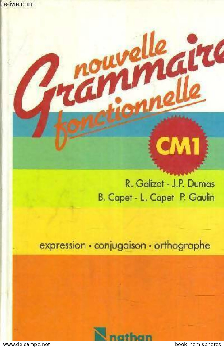 Nouvelle Grammaire Fonctionnelle CM1 (1986) De Jean Dumas - 6-12 Years Old