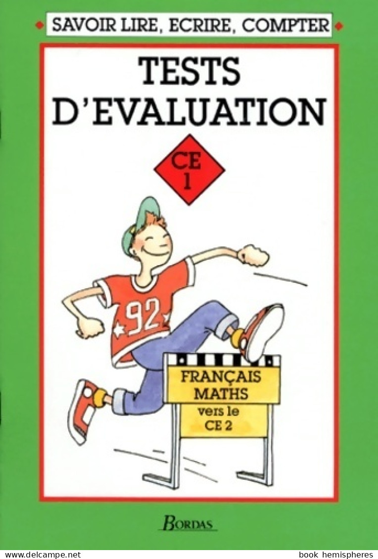 Tests D'évaluation CE1 Français Maths (1993) De Collectif - 6-12 Jaar