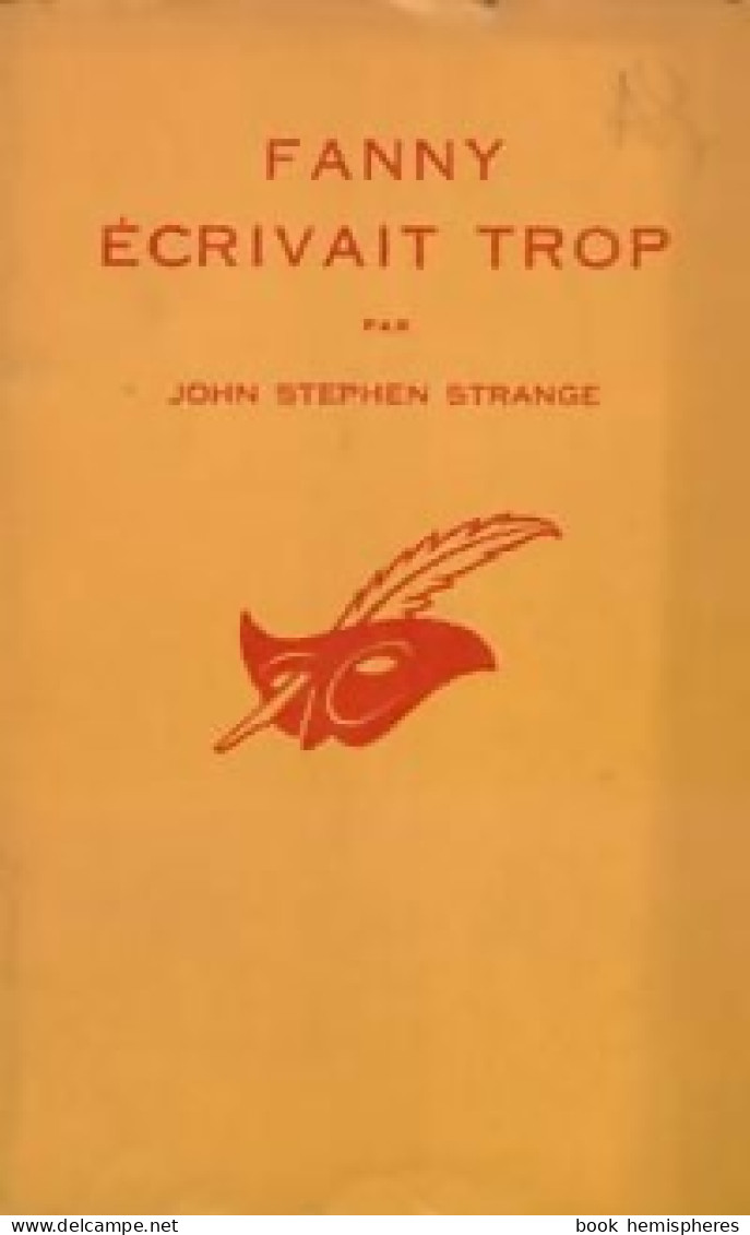 Fanny écrivait Trop (1963) De John Stephen Strange - Other & Unclassified