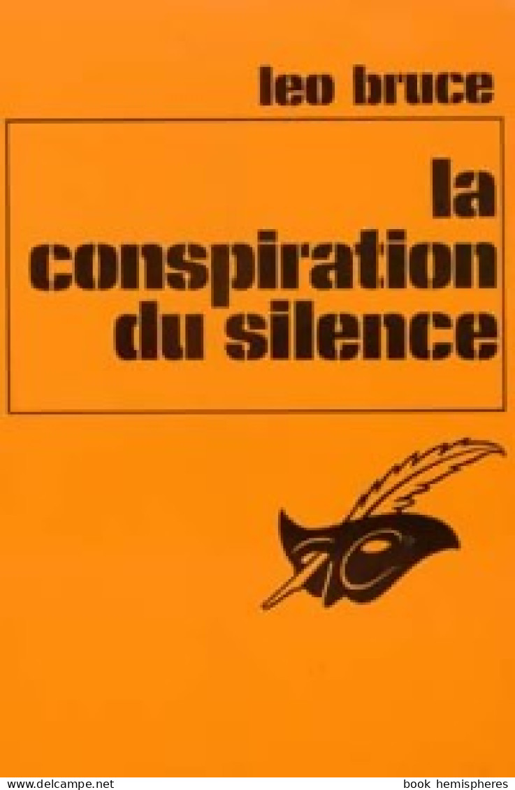La Conspiration Du Silence (1977) De Léo Bruce - Other & Unclassified