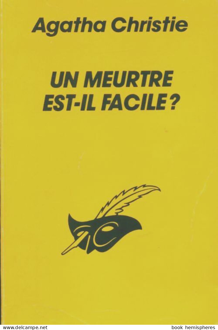 Un Meurtre Est-il Facile ? (1992) De Agatha Christie - Otros & Sin Clasificación