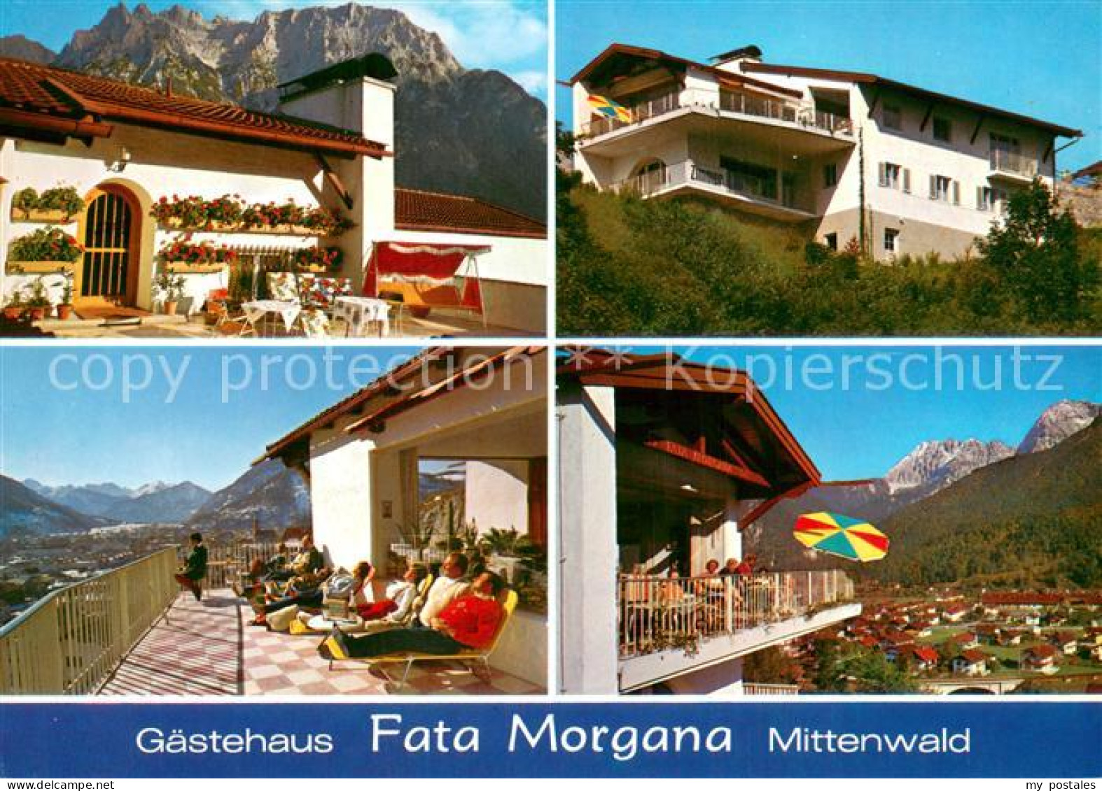 73722322 Mittenwald Bayern Gaestehaus Fata Morgana Teilansichten Aussen Mittenwa - Mittenwald