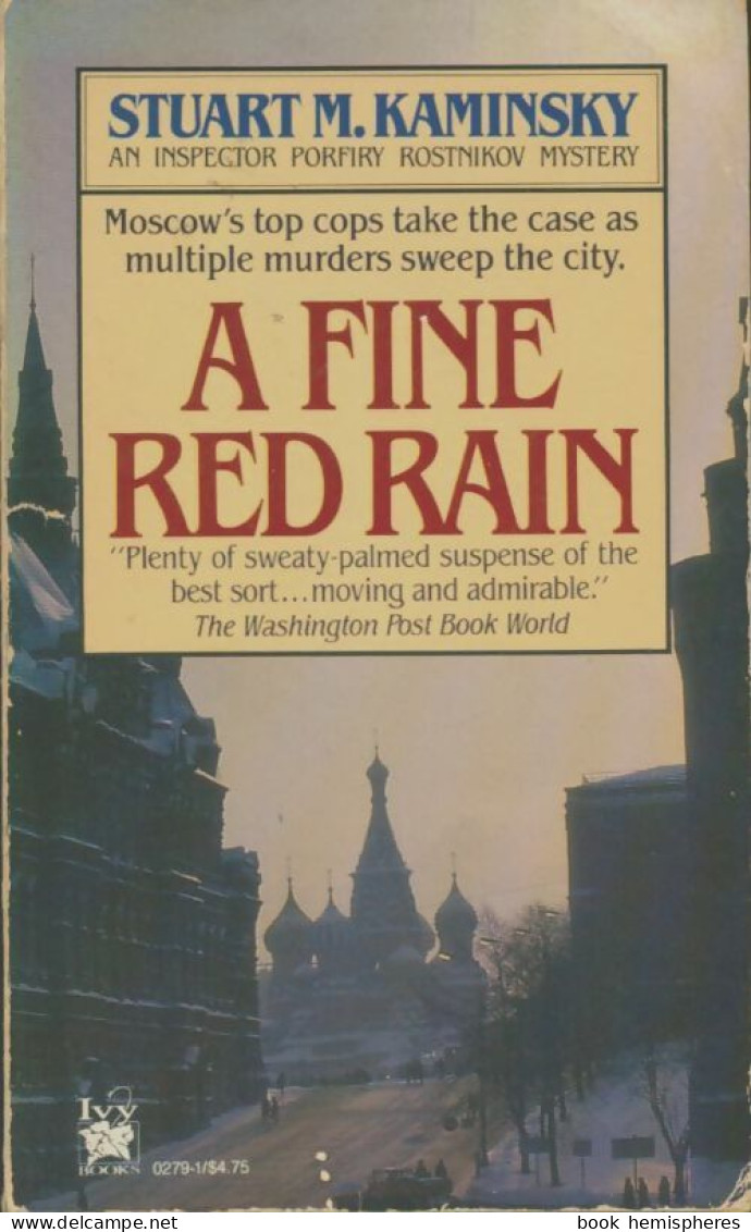 A Fine Red Rain (1991) De Stuart M. Kaminsky - Otros & Sin Clasificación