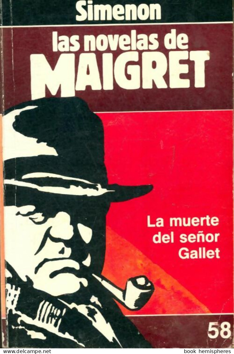 La Muerte Del Senor Gallet (1988) De Georges Simenon - Otros & Sin Clasificación