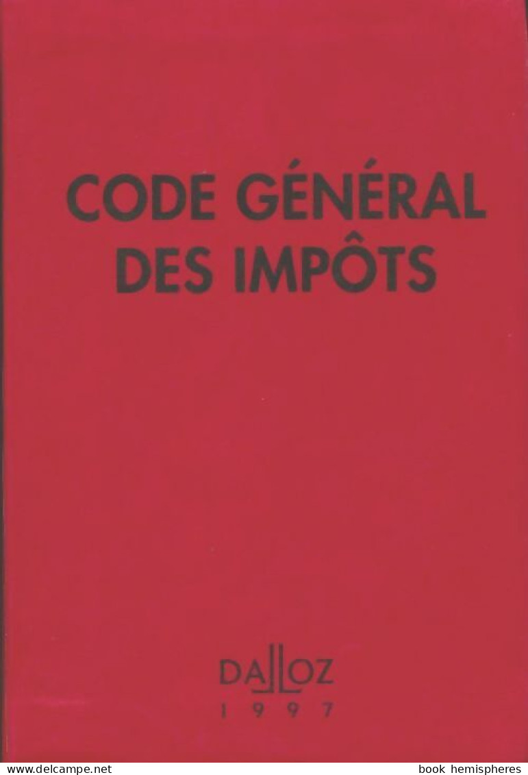 Codes Dalloz (1997) De Collectif - Recht