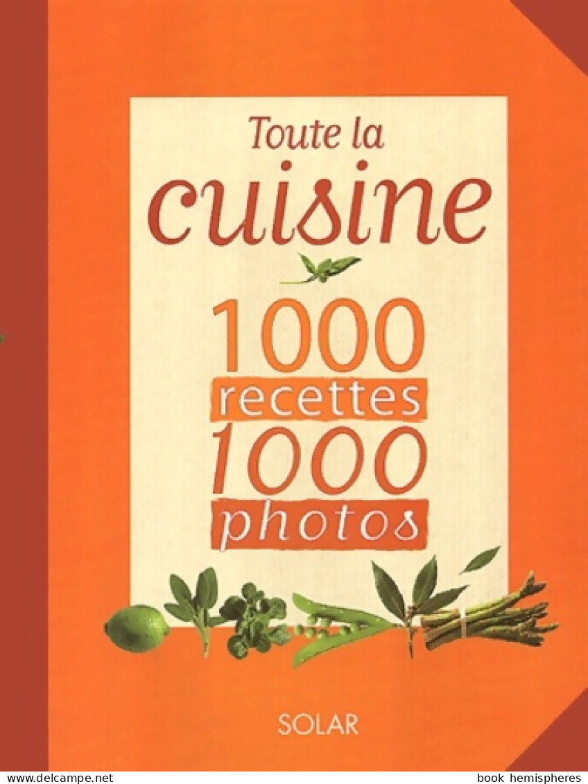 Livre 1000 Recettes 1000 Photos Solar (2002) De Collectif - Gastronomia