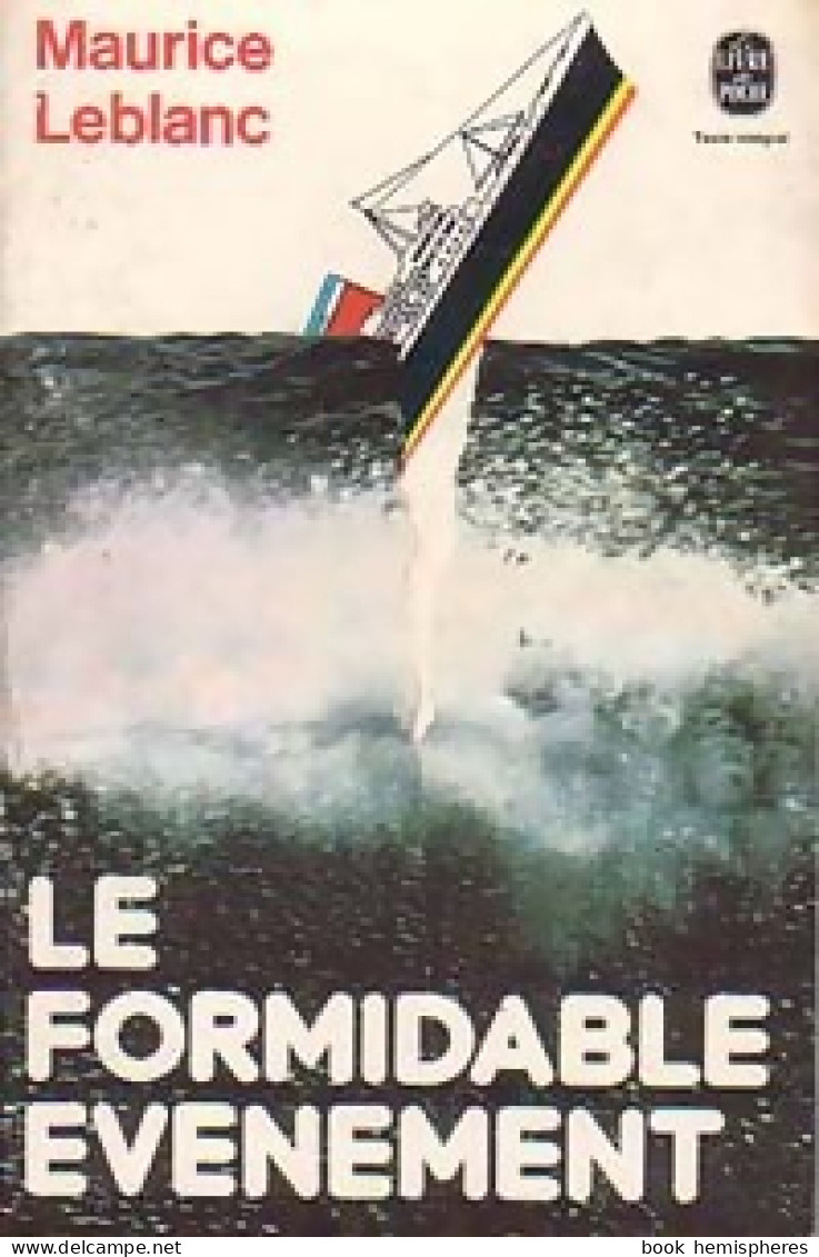 Le Formidable événement (1977) De Maurice Leblanc - Otros & Sin Clasificación