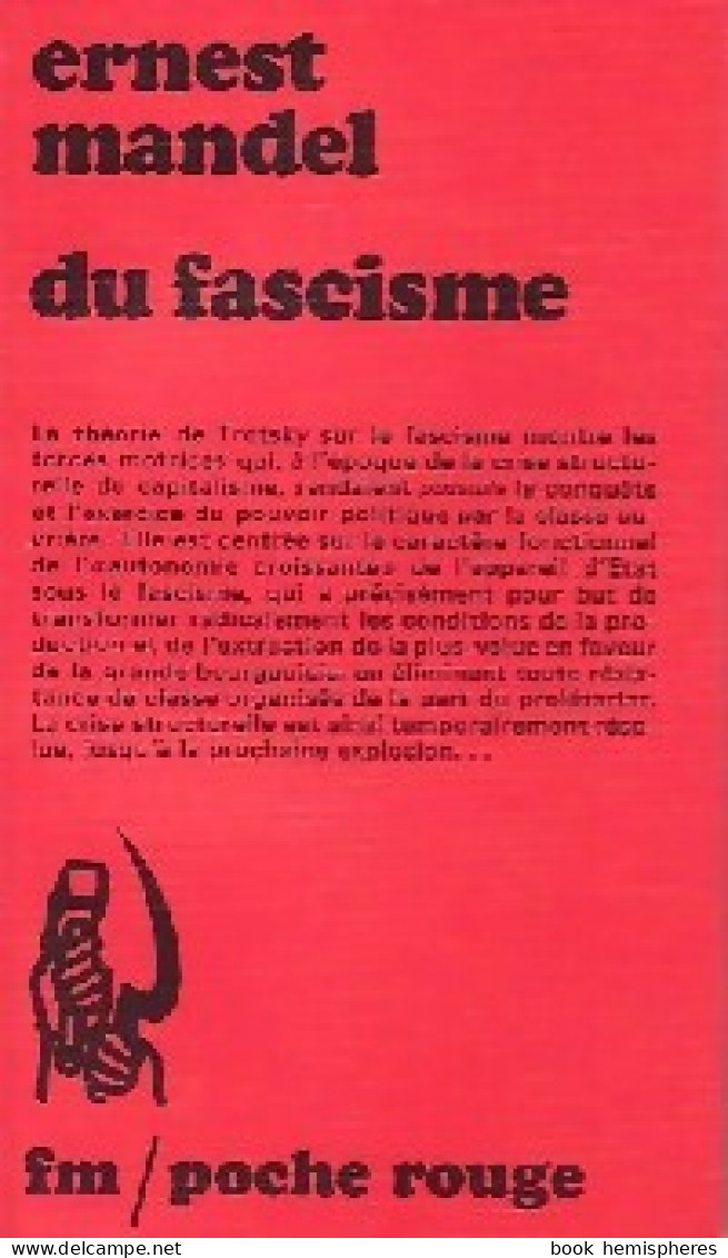 Du Fascisme (1974) De Ernest Mandel - Politik