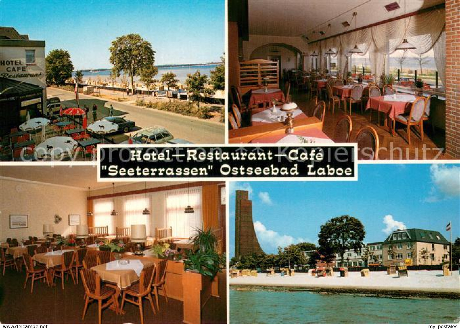 73722314 Laboe Hotel-Cafe Seeterrassen Strand Informationen Laboe - Laboe