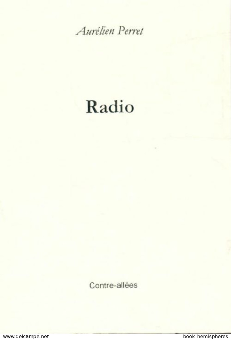 Radio  (2001) De Aurélien Perret - Other & Unclassified