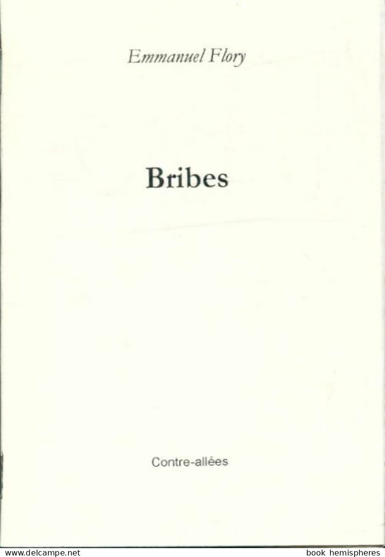 Bribes (2001) De Emmanuel Flory - Sonstige & Ohne Zuordnung