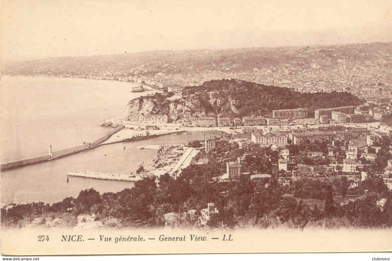 CPA - NICE - VUE GENERALE  - Panoramic Views