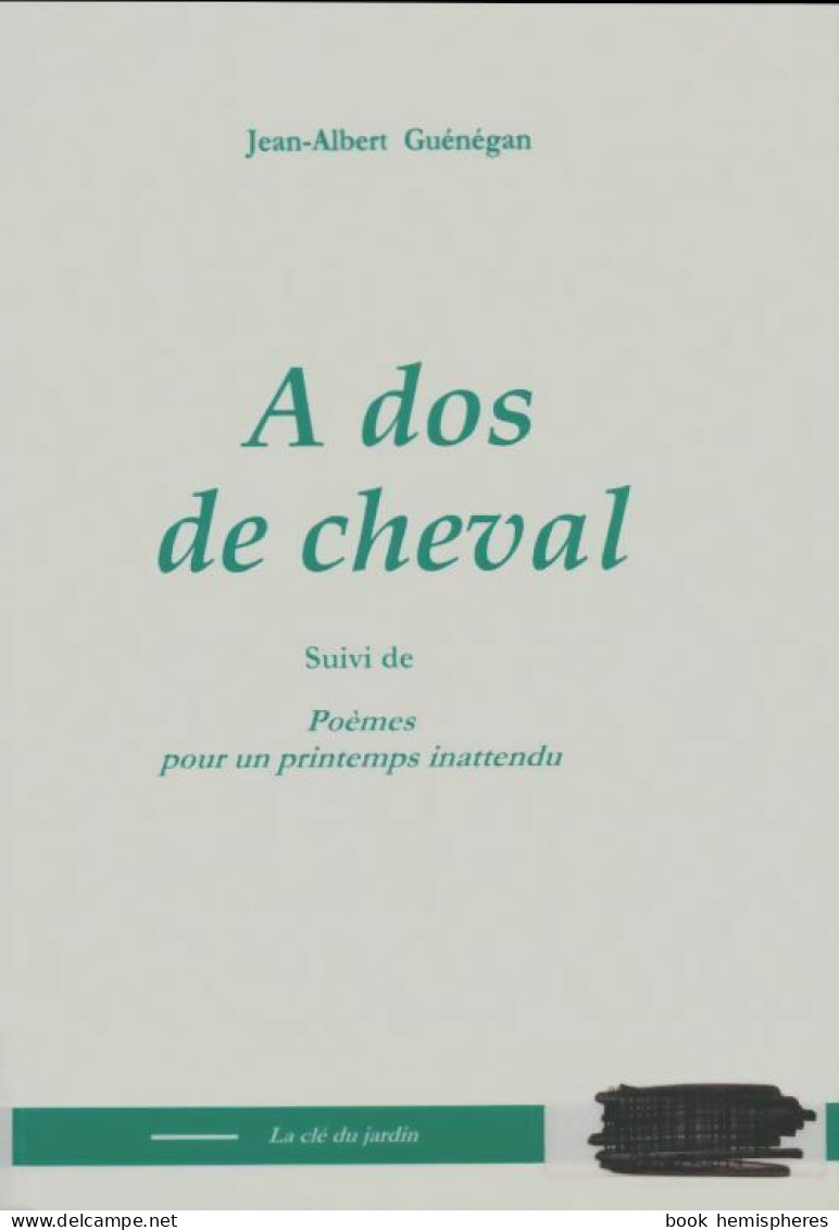 A Dos De Cheval (2022) De Jean-Albert Guénégan - Andere & Zonder Classificatie