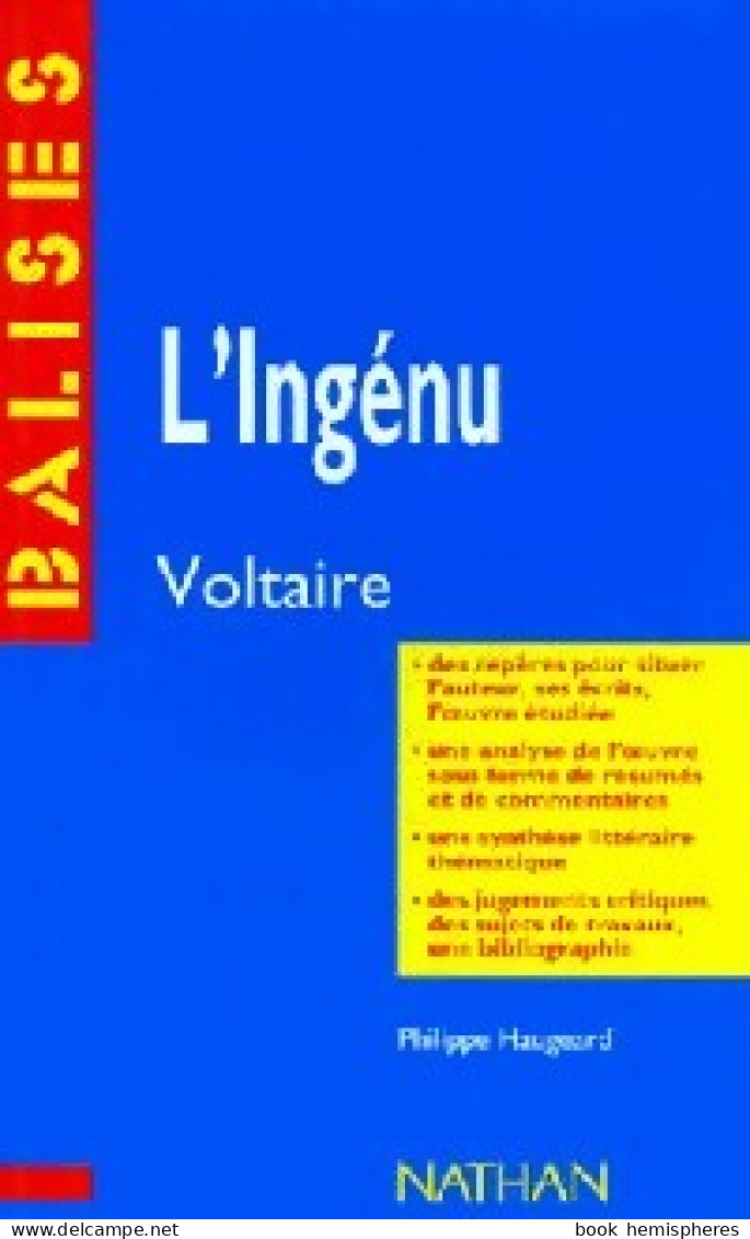 L'ingénu / Micromegas (1996) De Voltaire - Klassische Autoren