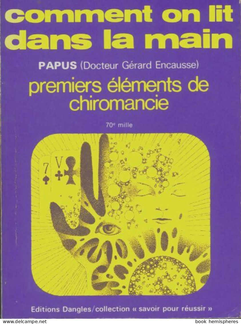 Comment On Lit Dans La Main (1989) De Papus - Esoterismo