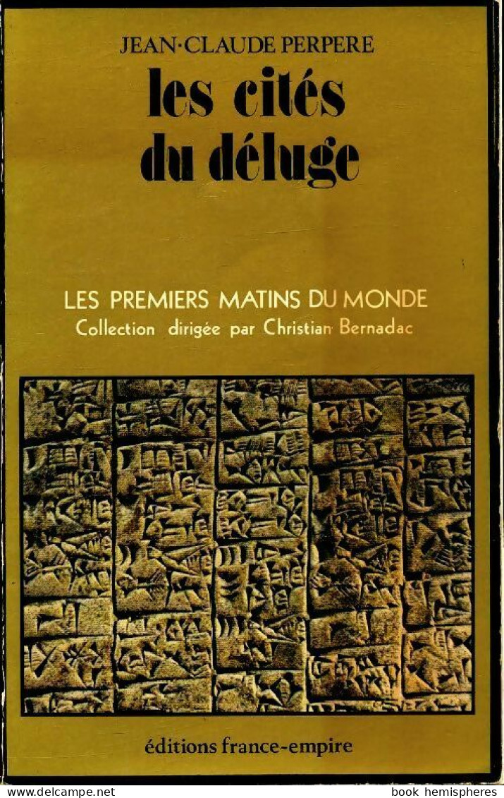 Les Cités Du Déluge (1979) De Jean-Claude Perpère - Historia