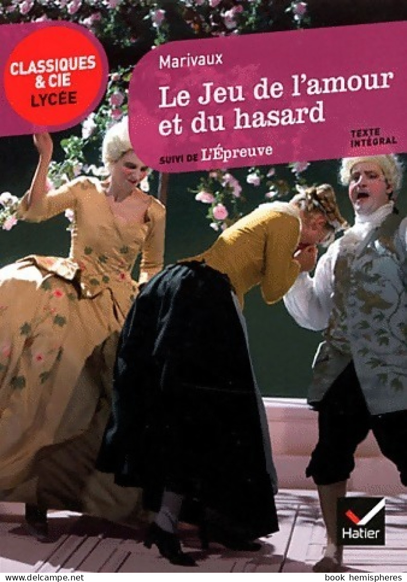 Le Jeu De L'amour Et Du Hasard (2012) De Marivaux - Andere & Zonder Classificatie