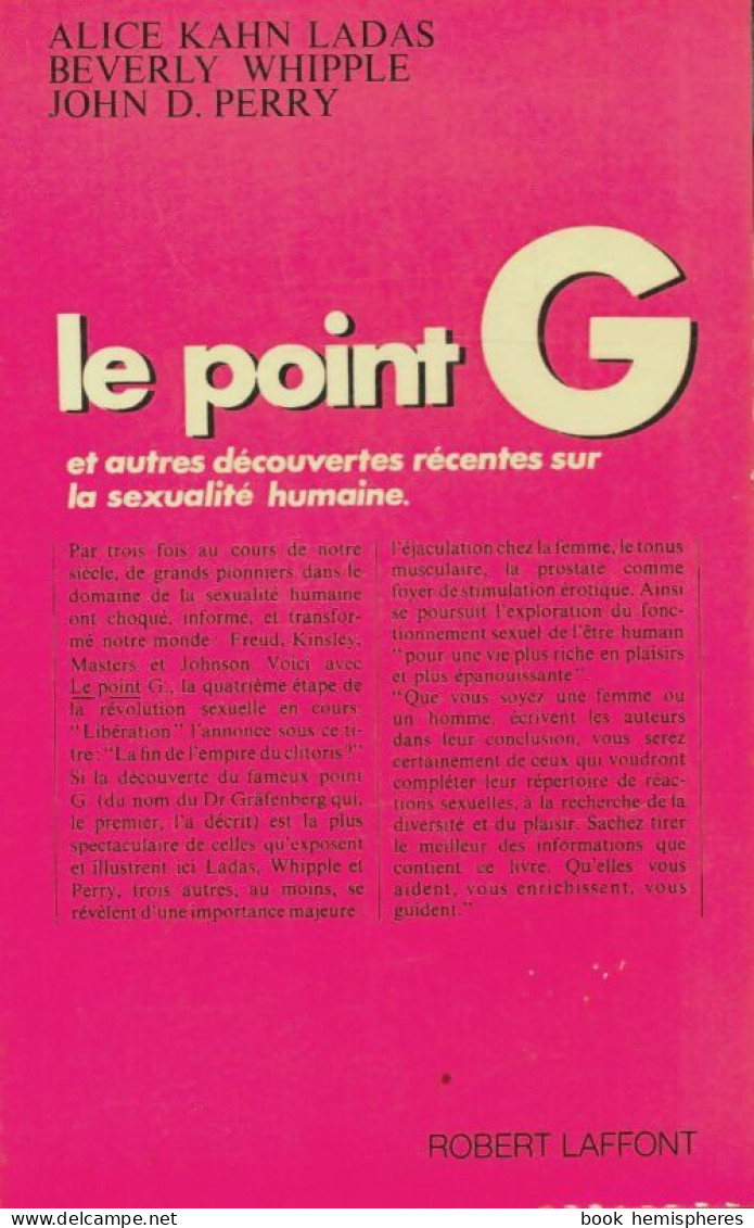 Le Point G (1982) De Collectif - Gezondheid