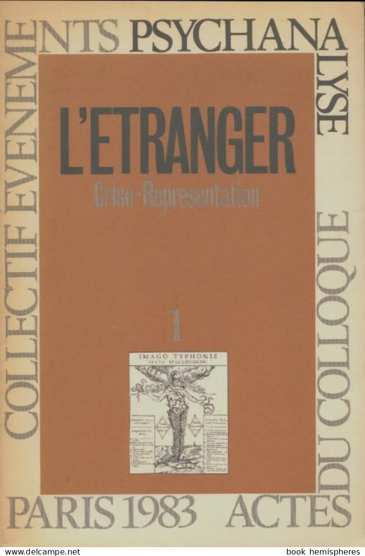 L'étranger Crise-représentation (1986) De Collectif - Psychology/Philosophy