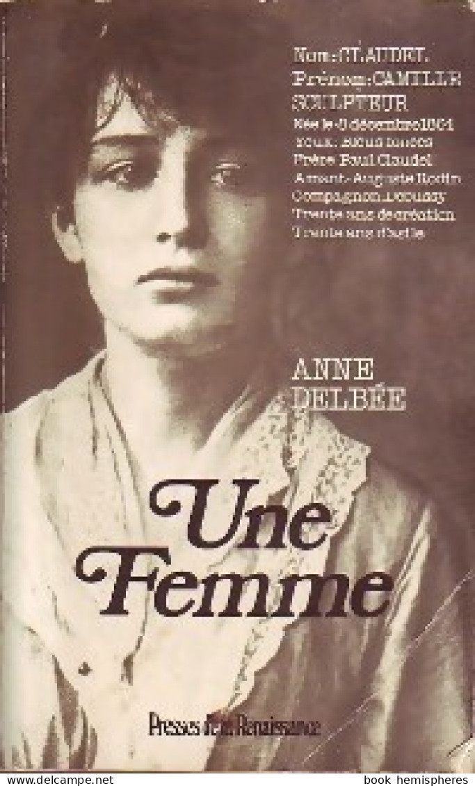 Une Femme (1984) De Anne Delbée - Other & Unclassified