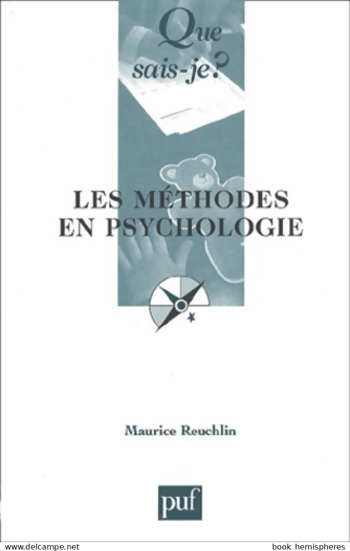 Les Méthodes En Psychologie (2002) De Maurice Reuchlin - Psicologia/Filosofia