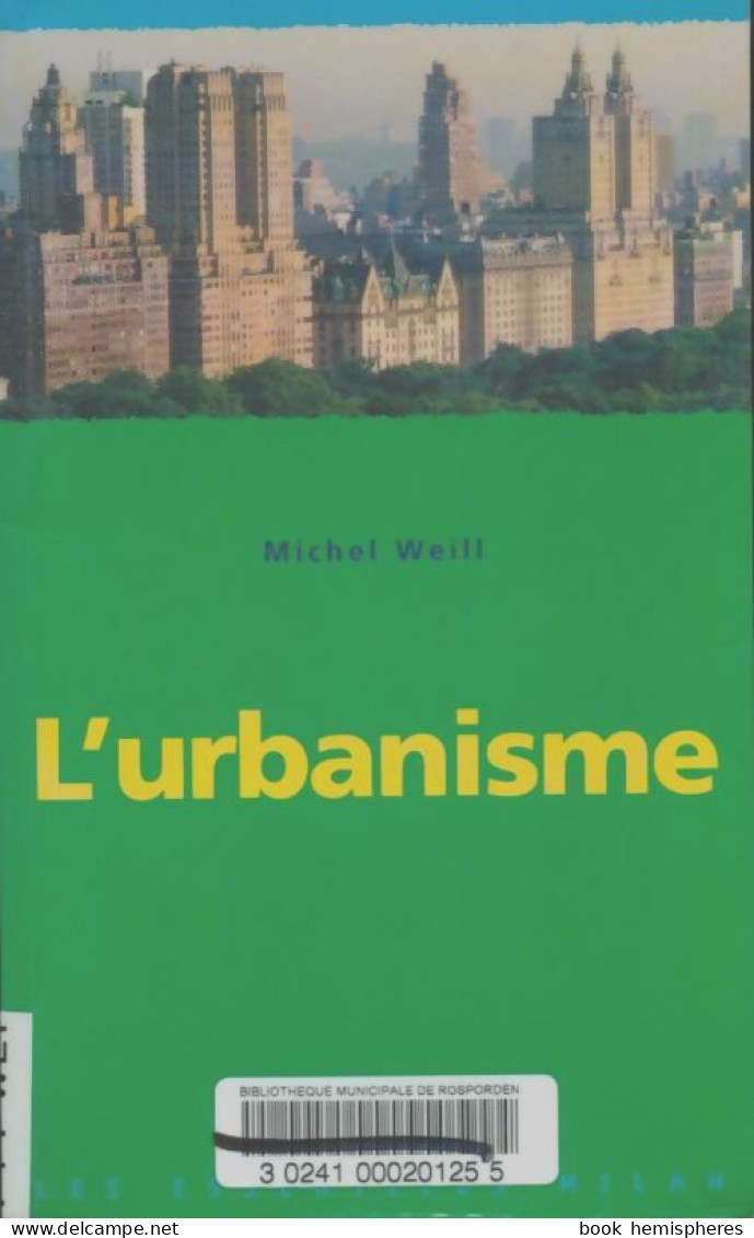 L'urbanisme (2002) De Michel Weill - Economía