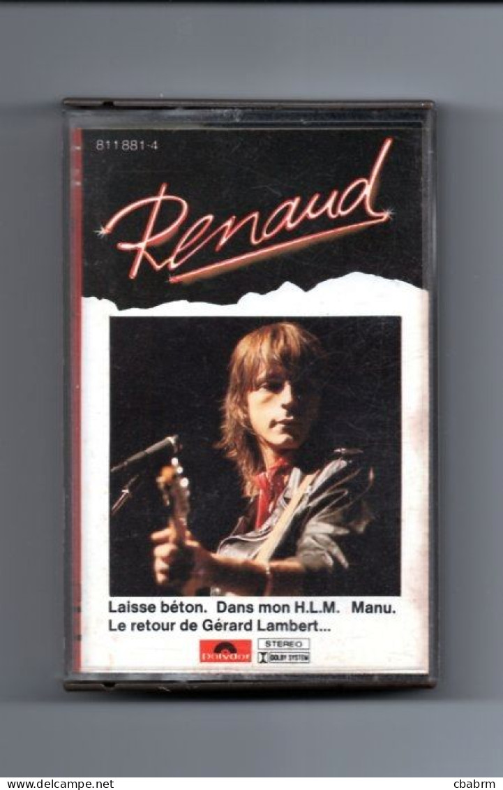 K7 CASSETTE RENAUD MUSIQUE EN EVASION 1981 FRANCE POLYDOR 811881-4 ORIGINALE - Cassettes Audio