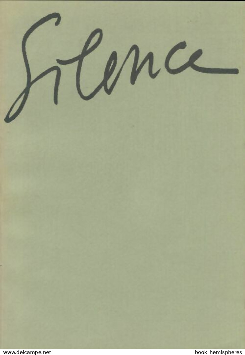 Silence (1982) De Collectif - Arte