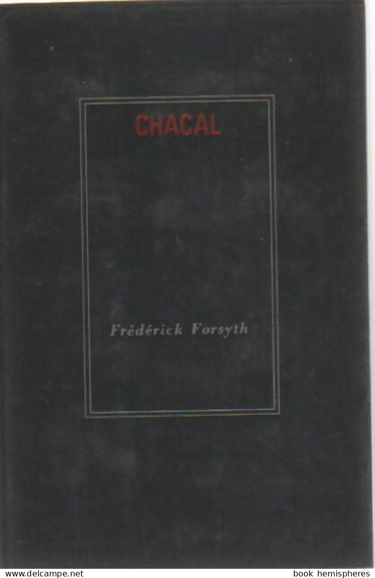 Chacal (1971) De Frederick Forsyth - Old (before 1960)