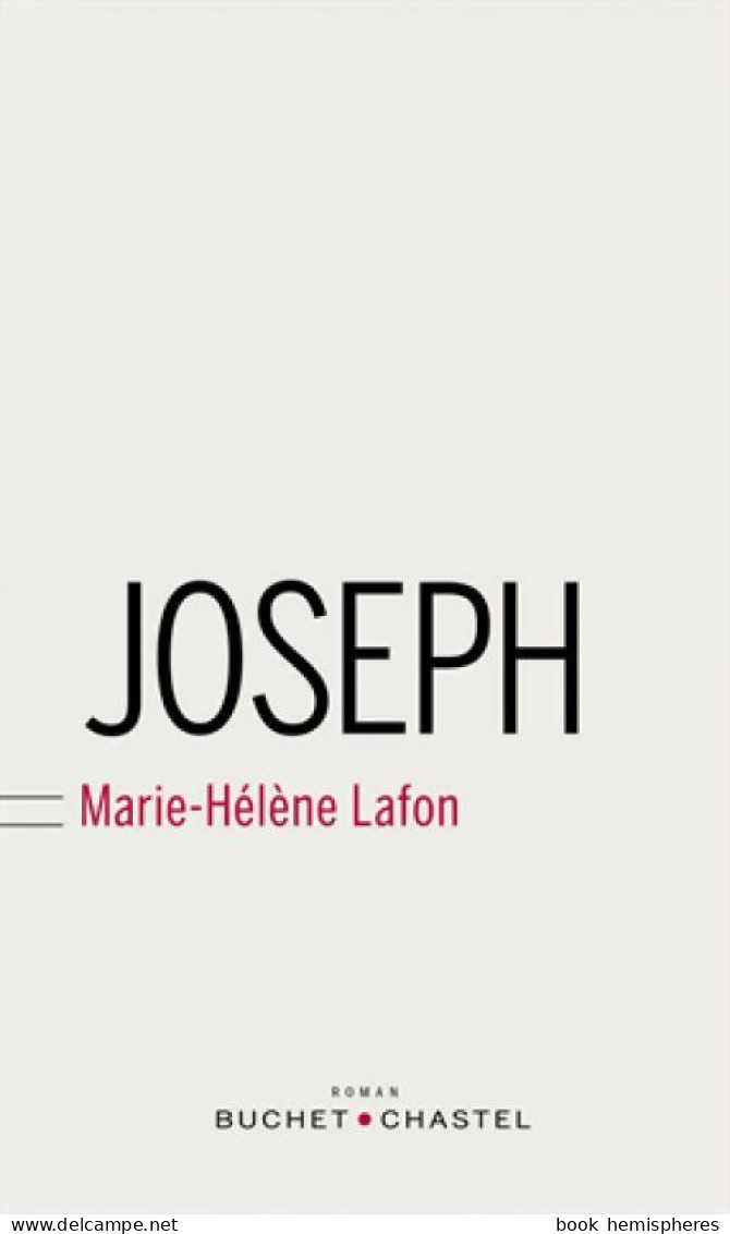 Joseph (2014) De Marie-Hélène Lafon - Autres & Non Classés