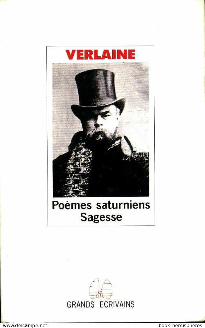 Poèmes Saturniens / Sagesse (1985) De Paul Verlaine - Autres & Non Classés