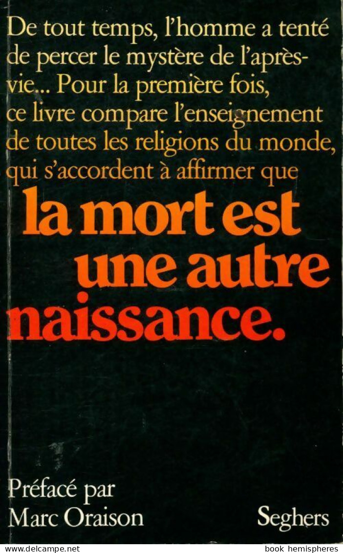 La Mort Est Une Autre Naissance (1979) De Collectif - Sonstige & Ohne Zuordnung