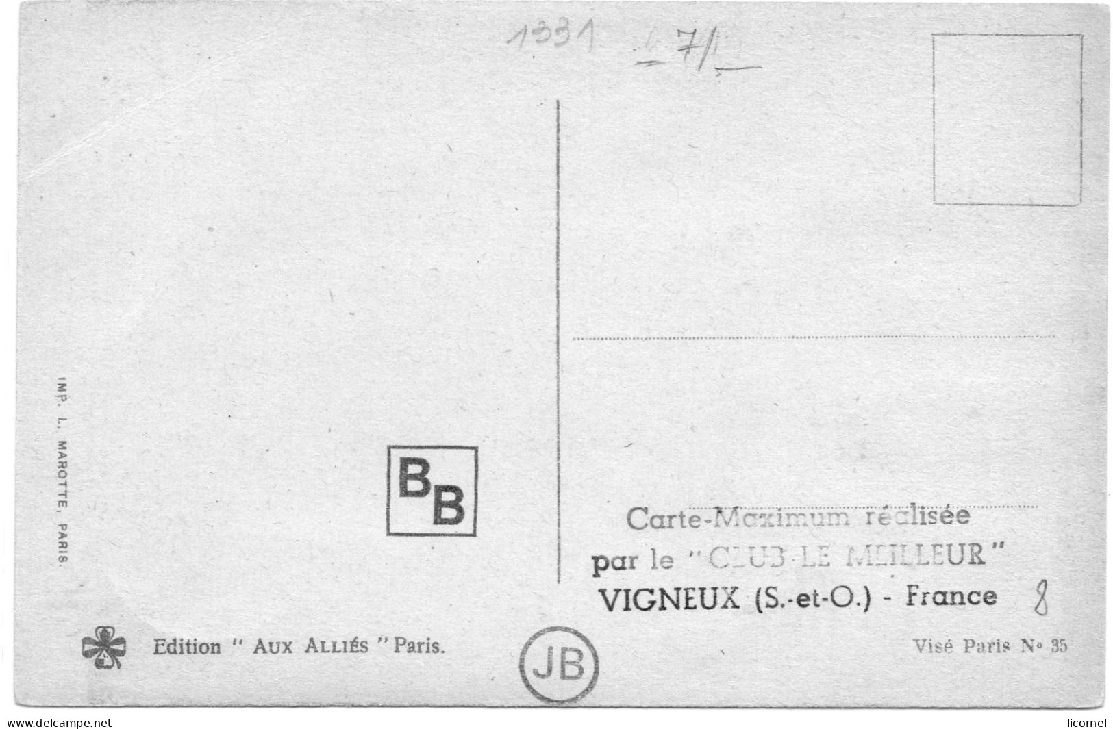 Carte Maxi 1963 :ON LES A - 1960-1969