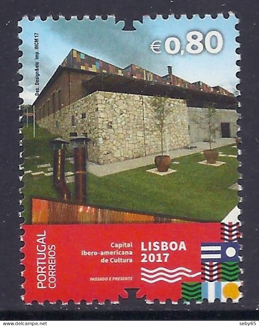 Portugal 2017 - Lisboa Capital Ibero-Americana De Cultura, Culture, History, Architecture, Old Building, Heritage - MNH - Unused Stamps