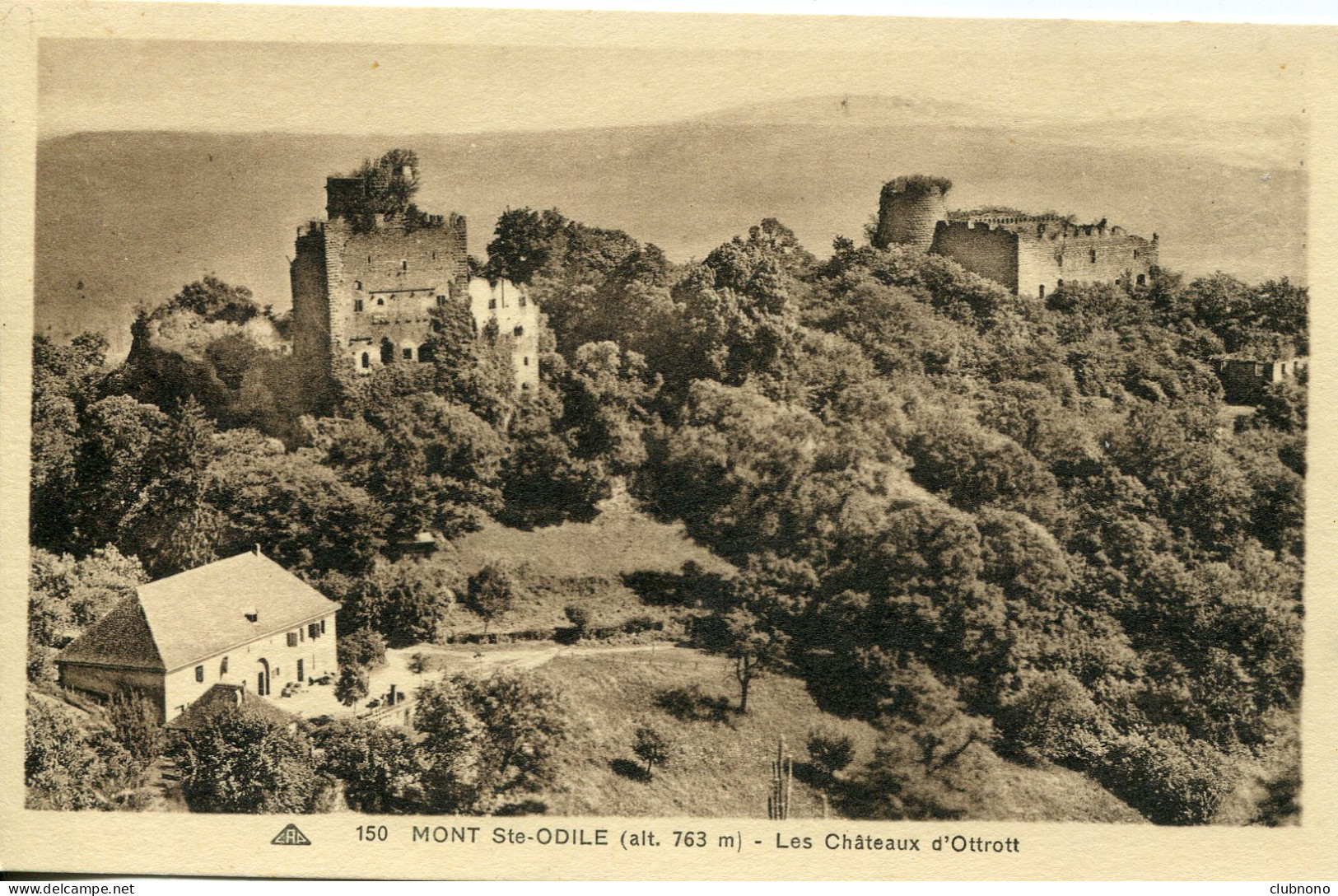 CPA -  MONT SAINTE-ODILE - LES CHATEAUX D'OTTROTT - Sainte Odile