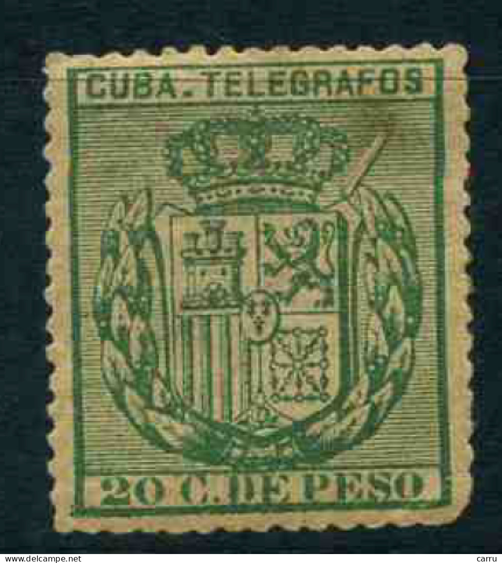 Cuba Telégrafos (1888) - Cuba (1874-1898)