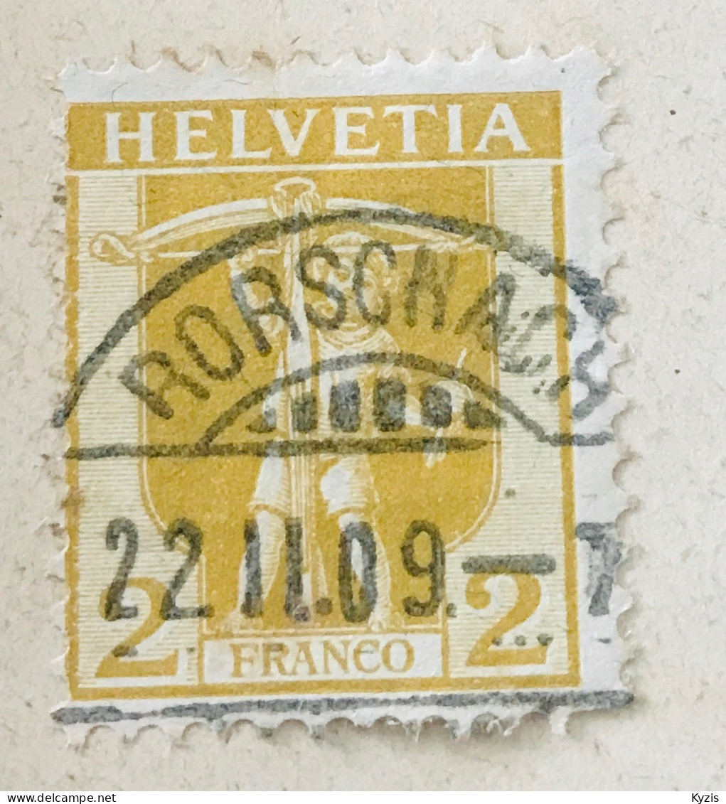 Suisse 1907, Fils De Guillaume Tell, 2c - BELLE OBLITÉRATION - Usati