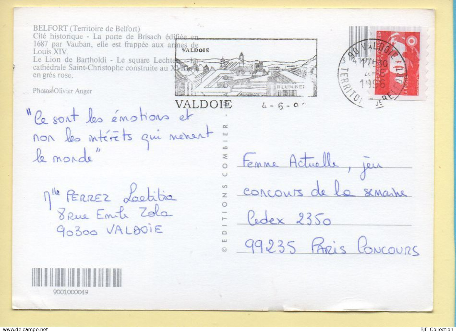 90. BELFORT – Cité Historique / Multivues (voir Scan Recto/verso) - Belfort - Città