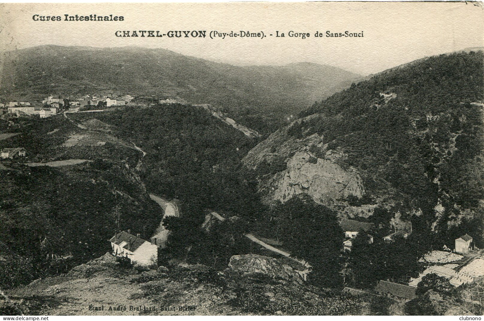 CPA -  CHATEL-GUYON - GORGE DE SANS-SOUCI - Châtel-Guyon