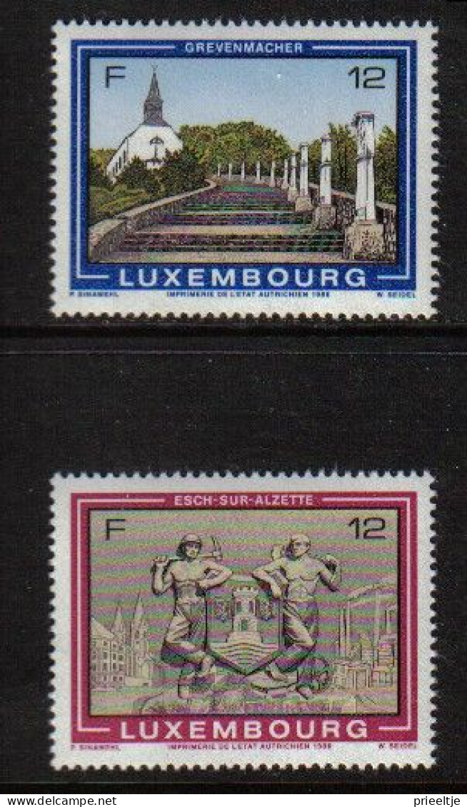 Luxemburg 1986 Tourism Y.T. 1111/1112 ** - Ongebruikt