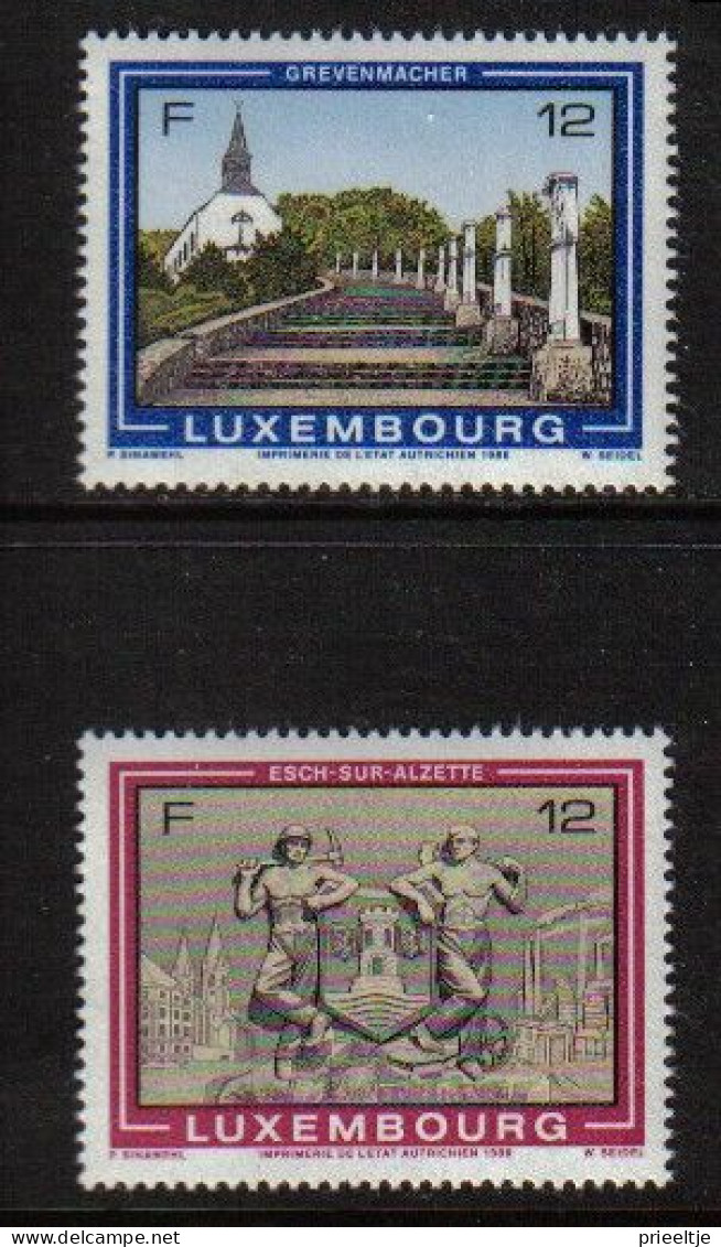 Luxemburg 1986 Tourism Y.T. 1111/1112 ** - Nuovi