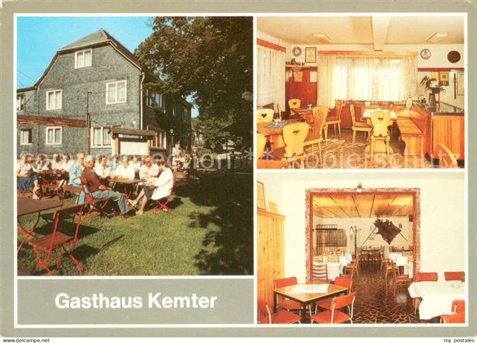 73722183 Droebischau Gasthaus Kemter Terrasse Und Stube Droebischau - Otros & Sin Clasificación