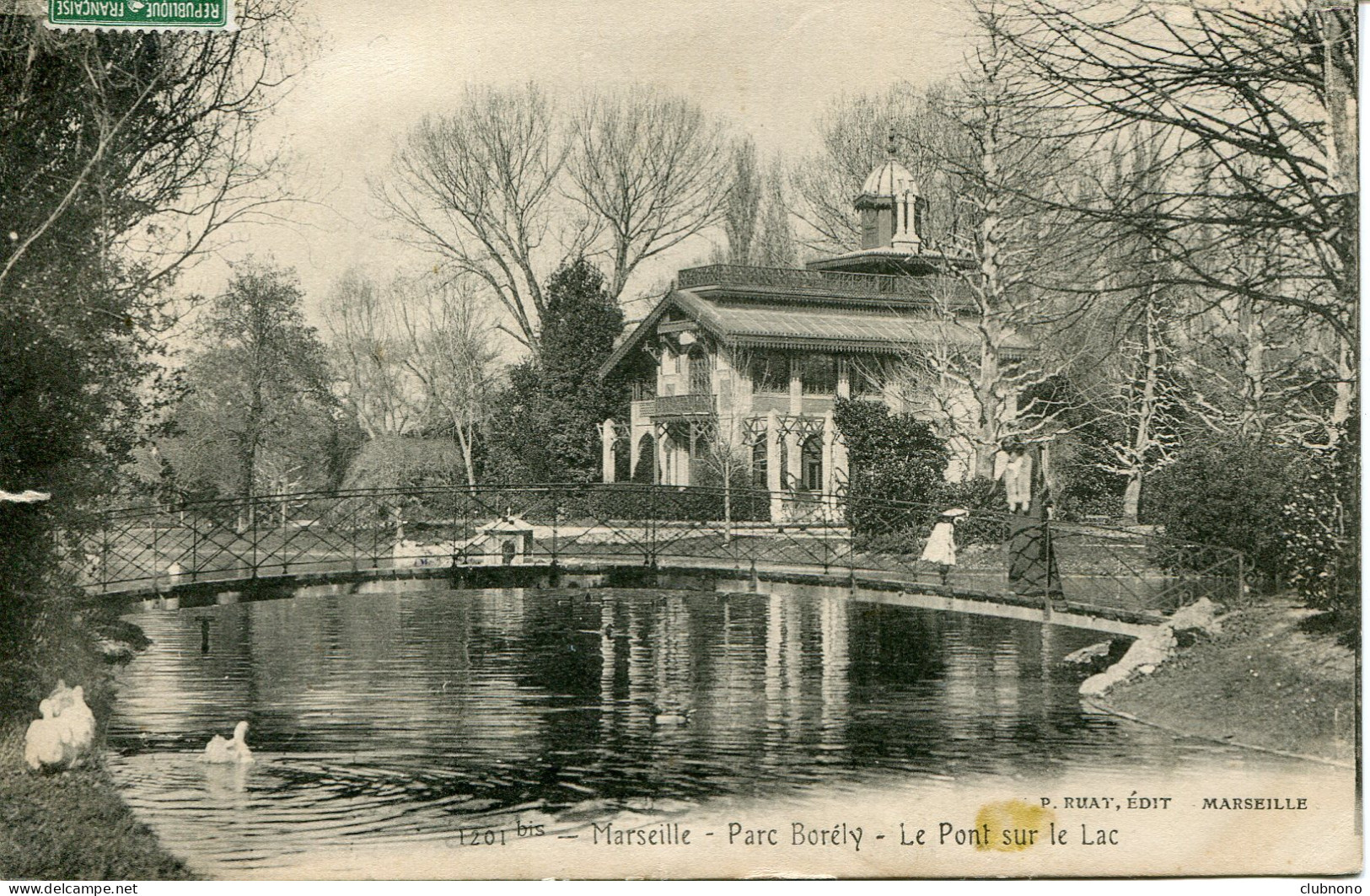 CPA -  MARSEILLE - PARC BORELY - LE PONT SUR LE LAC - Ohne Zuordnung