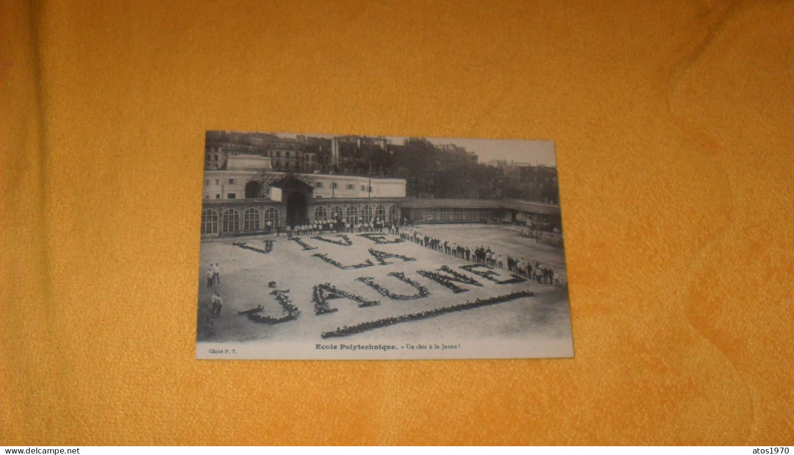 CARTE POSTALE ANCIENNE NON CIRCULEE DATE ?../ ECOLE POLYTECHNIQUE UN CHIC A LA JAUNE !.. - Enseignement, Ecoles Et Universités